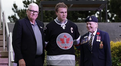 The Rockets will be wearing commemorative jerseys in the Memorial Cup opener tonight