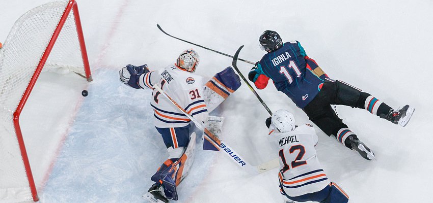 Highlights: Iginla with another 2-goal game as Rockets sweep weekend series with Blazers